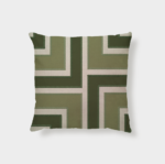 Kit 4 Capas Almofadas Linho Broderie Verde - Imagem 2